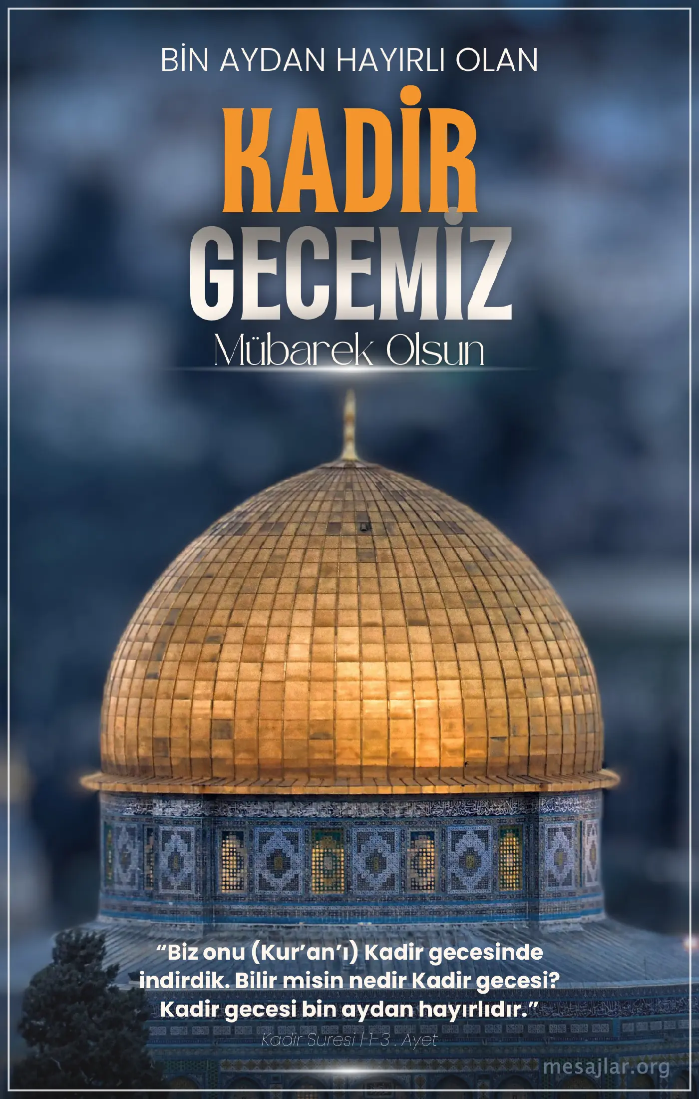Resimli Kadir Gecesi Mesajları Sözleri