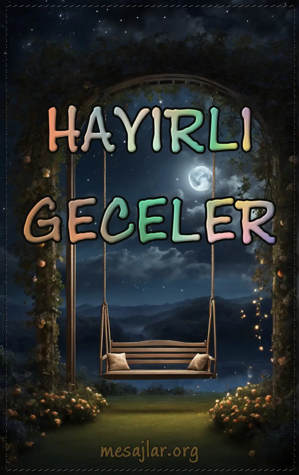 Resimli Hayırlı Geceler Mesajları Sözleri