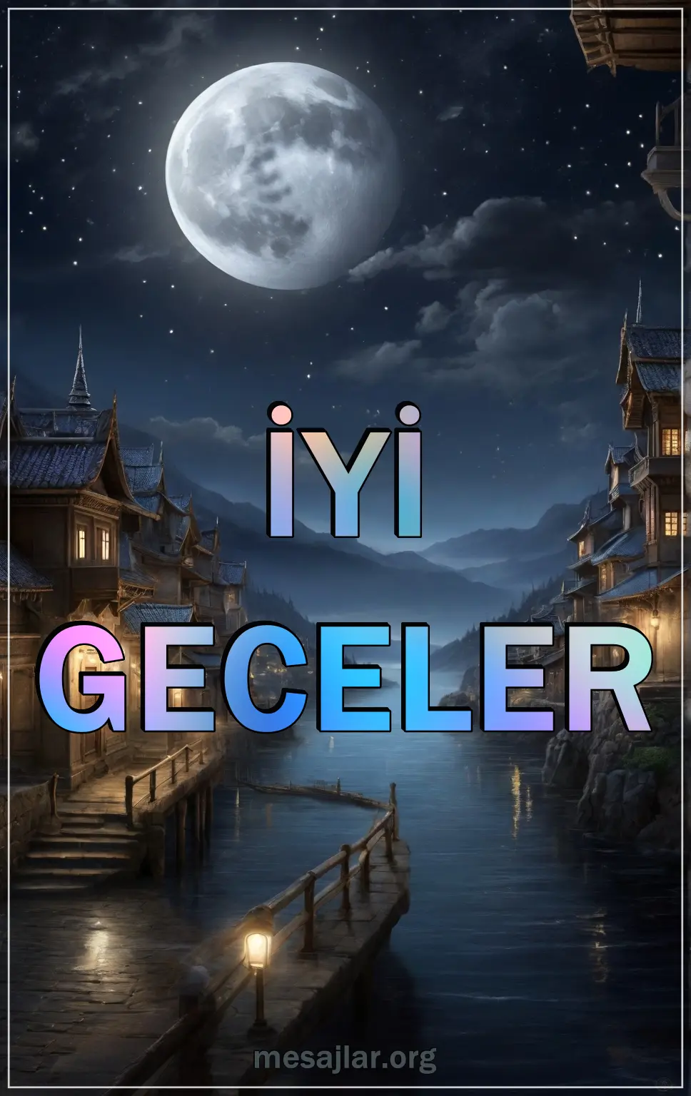 Resimli İyi Geceler Mesajları Sözleri