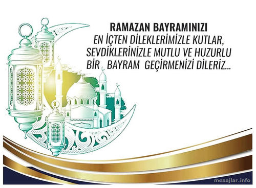 Resimli Ramazan Bayramı Mesajları Sözleri